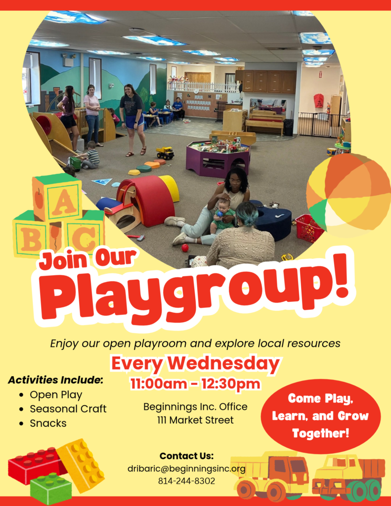 New Playgroup Schedule